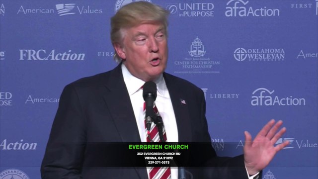 Trump Speech Richard Wilder sermon tax taxes