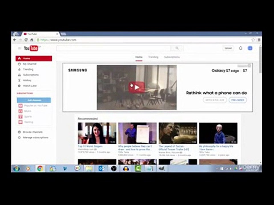 Setting your YouTube Channel Art