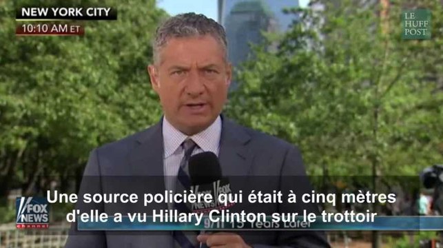 Hilary Clinton a quitté précipitamment les commémorations du 11 septembre