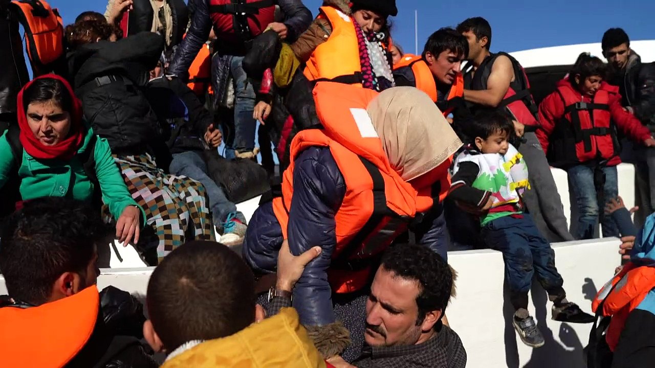 Rettungswesten von lesbos werden zu taschen