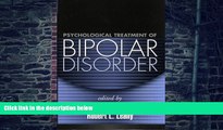 Big Deals  Psychological Treatment of Bipolar Disorder  Best Seller Books Best Seller