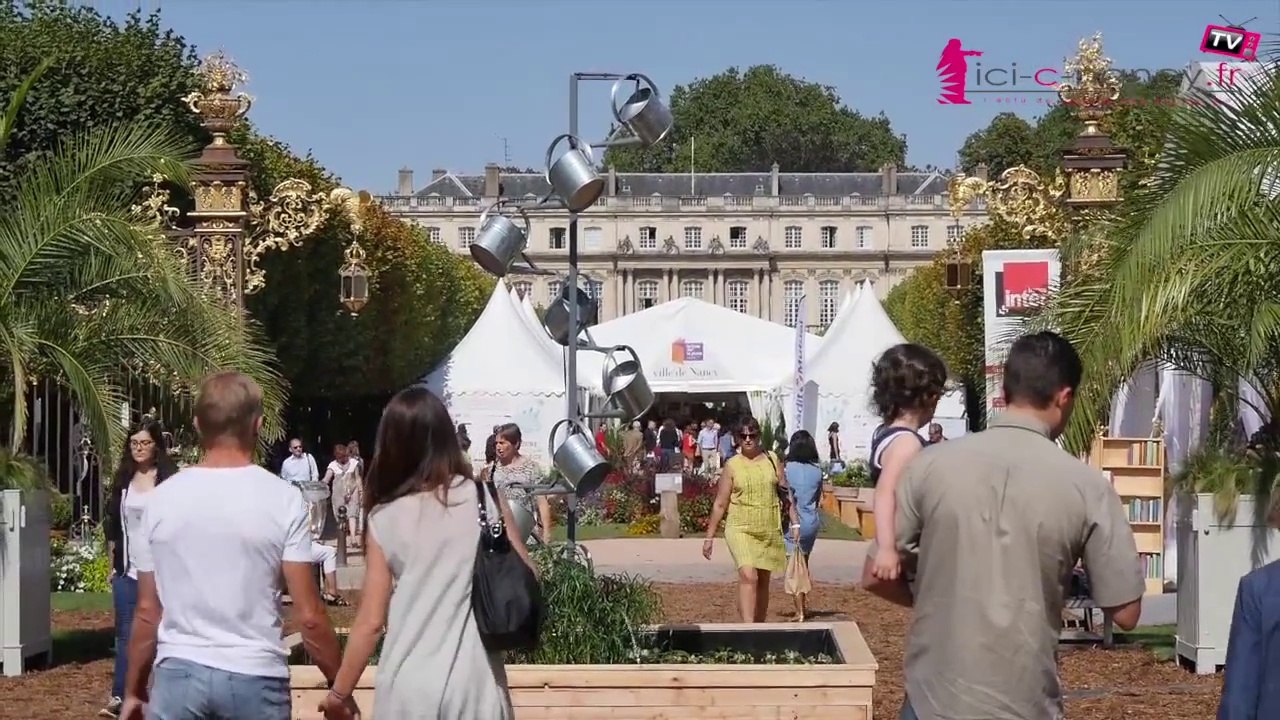 Nancy : inauguration du Livre sur la Place 2016