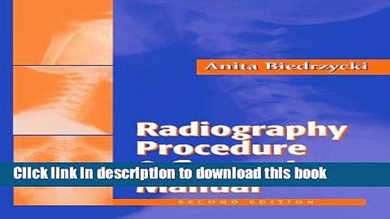 [PDF] The Radiography Procedure and Competency Manual Full Colection