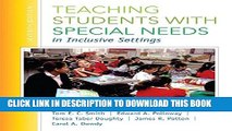 New Book Teaching Students with Special Needs in Inclusive Settings, Enhanced Pearson eText with