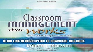 Collection Book Classroom Management That Works: Research-Based Strategies for Every Teacher