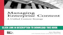 [PDF] Managing Enterprise Content: A Unified Content Strategy Popular Online