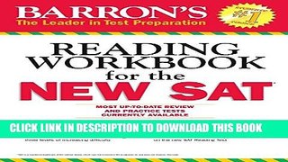 Collection Book Barron s Reading Workbook for the NEW SAT (Critical Reading Workbook for the Sat)