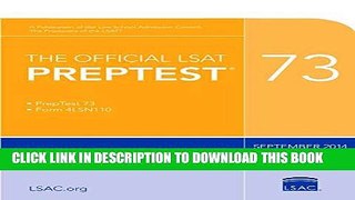 Collection Book The Official LSAT PrepTest 73: (Sept. 2014 LSAT)