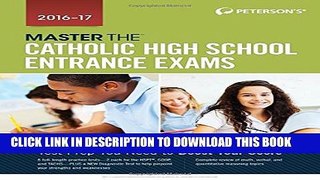 Collection Book Master the Catholic High School Entrance Exams 2016-2017