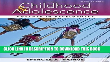 Collection Book Childhood and Adolescence: Voyages in Development