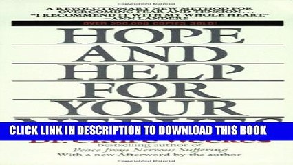 New Book Hope and Help for Your Nerves