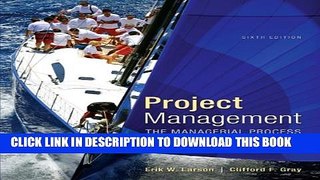 New Book Project Management: The Managerial Process with MS Project (The Mcgraw-Hill Series