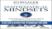New Book Mathematical Mindsets: Unleashing Students  Potential through Creative Math, Inspiring