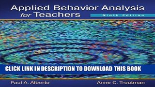 Collection Book Applied Behavior Analysis for Teachers (9th Edition)
