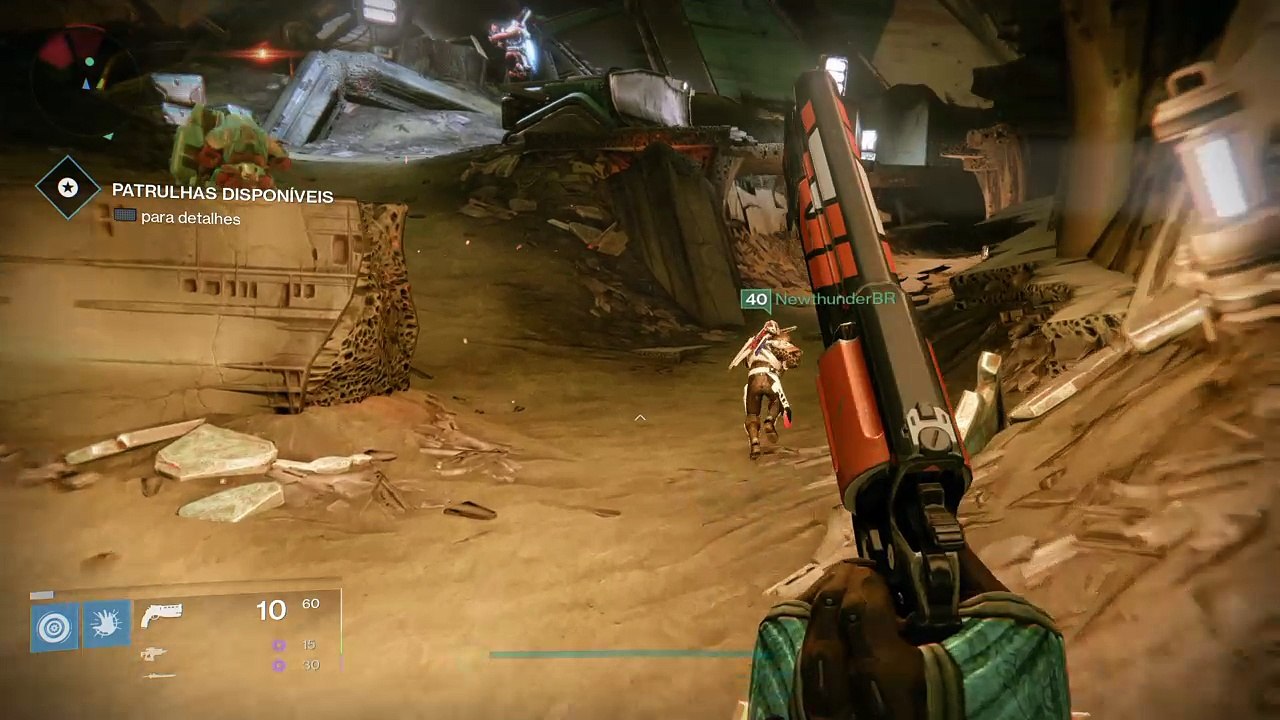 Destiny indo ate a runa do agonarca