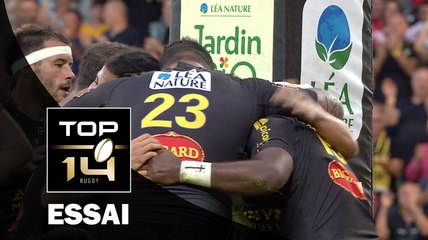 TOP 14 ‐ Essai 2 Kini MURIMURIVALU (SR) – La Rochelle-Lyon – J4 – Saison 2016/2017