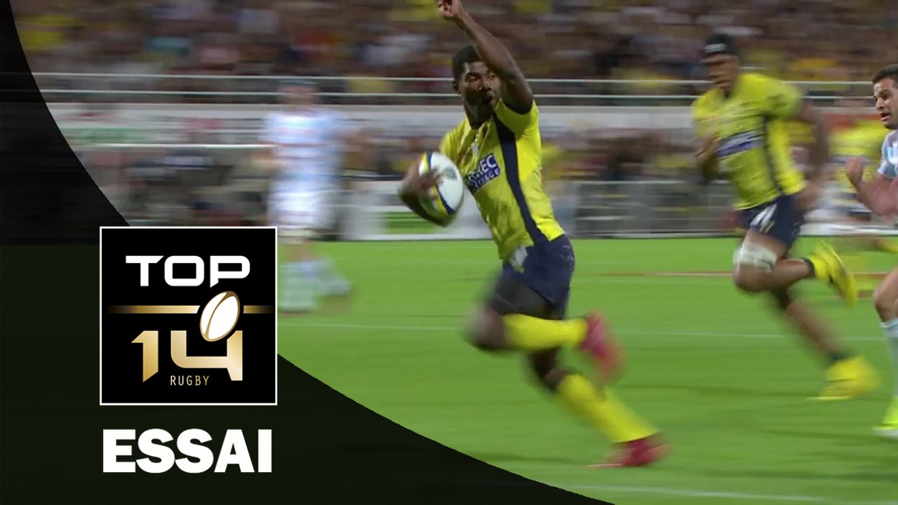 TOP 14 ‐ Essai 1 Noa NAKAITACI (ASM) – Clermont-Racing 92 – J4 – Saison 2016/2017