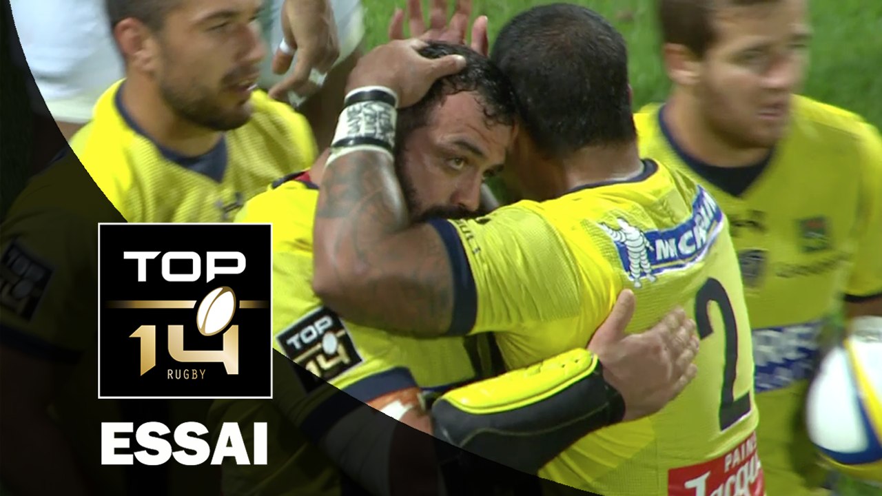 TOP 14 ‐ Essai Davit ZIRAKASHVILI (ASM) – Clermont-Racing 92 – J4 – Saison 2016/2017