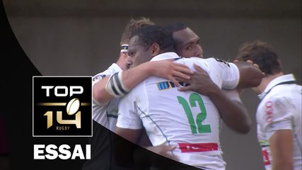 TOP 14 ‐ Essai Mosese RATUVOU (SP) – Montpellier-Pau – J4 – Saison 2016/2017