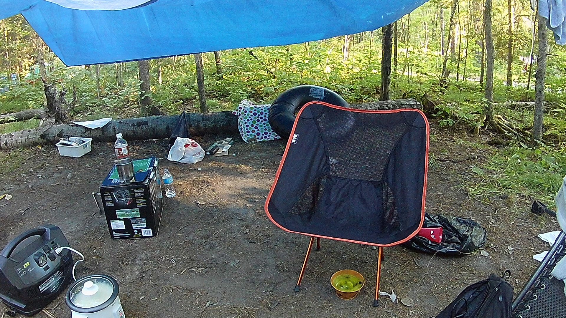 ⁣A Great Backpacking camp chair