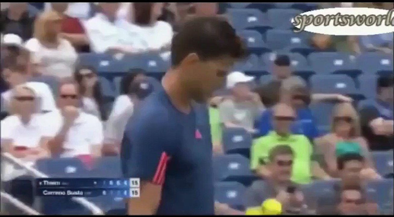 SPORTS WORLD US OPEN TENNIS 2016 D.thiem vs p carreno busta