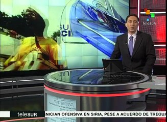 Realizan marcha en apoyo a Venezuela frente a Casa Blanca