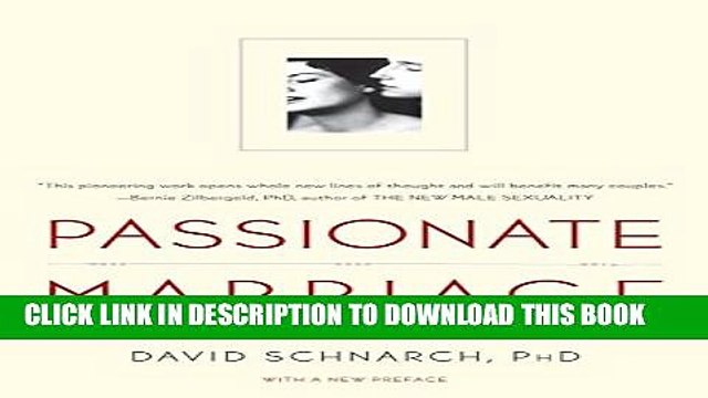 [PDF] Passionate Marriage: Keeping Love and Intimacy Alive in Committed Relationships Popular