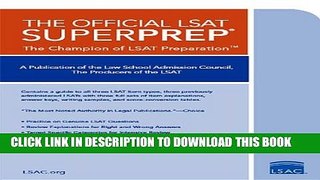 New Book The Official LSAT SuperPrep: The Champion of LSAT Prep