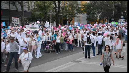 Miles de personas se manifiestan en México en contra de matrimonio homosexual