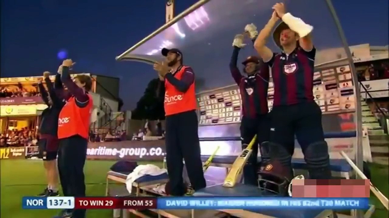 BATSMAN SMASH 100 WITH A SIX -- Risky Hundreds -