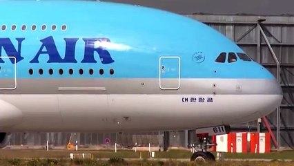 Amazing shots of Airbus A380 (Korean Air) in HD