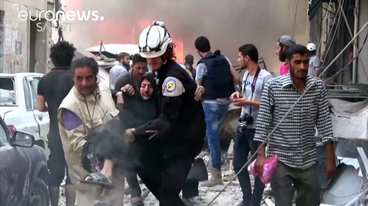 Syrien: Bombardements vor der ausgehandelten Waffenruhe