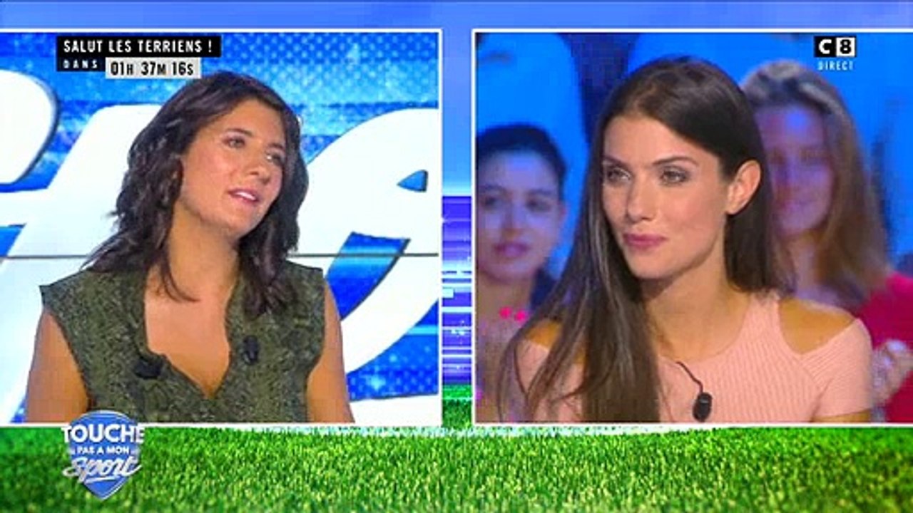 Face à elle, Estelle Denis diffuse des photos topless de Ludivine Sagna, gênée - Regardez