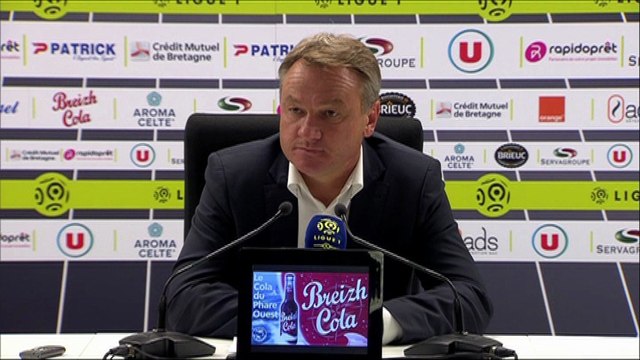 Frédéric Hantz après EAG 1-1 MHSC