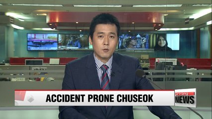 Traffic accidents spike during Chuseok holiday week