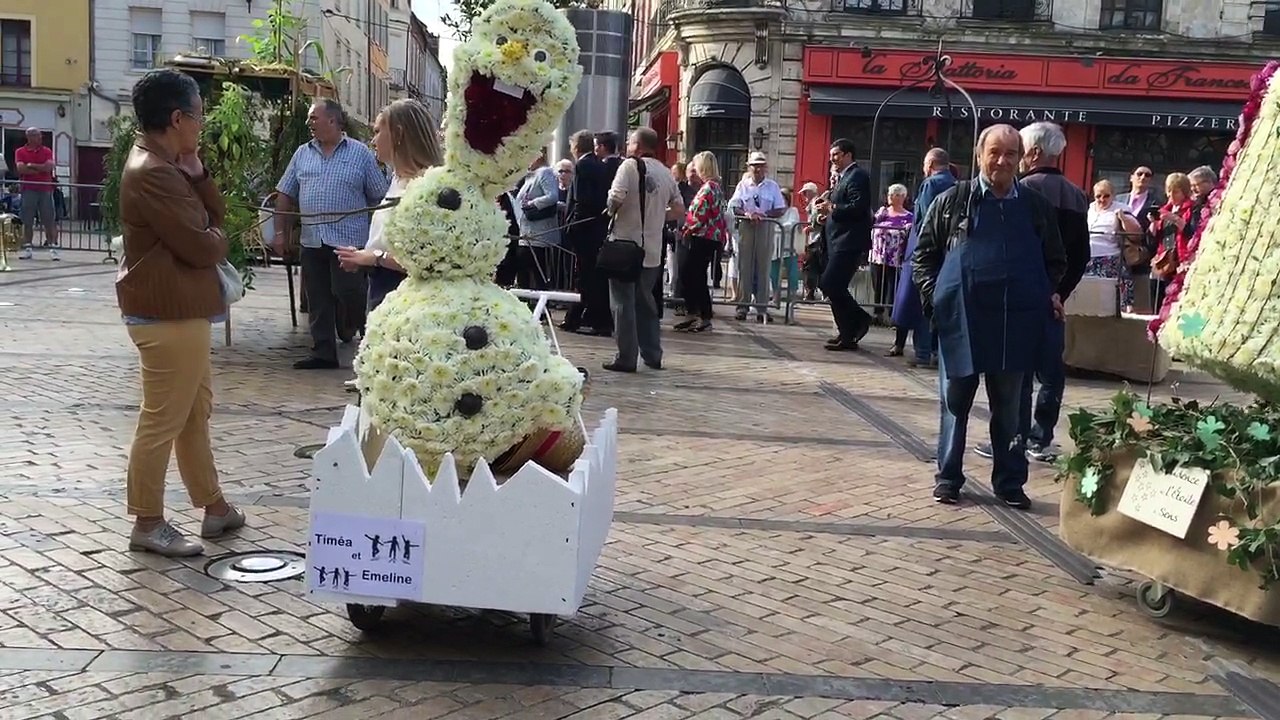 Exposition des chars fleuris 