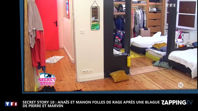 Secret Story 10 : Anaïs et Manon folles de rage après une blague de Marvin et Pierre (vidéo)