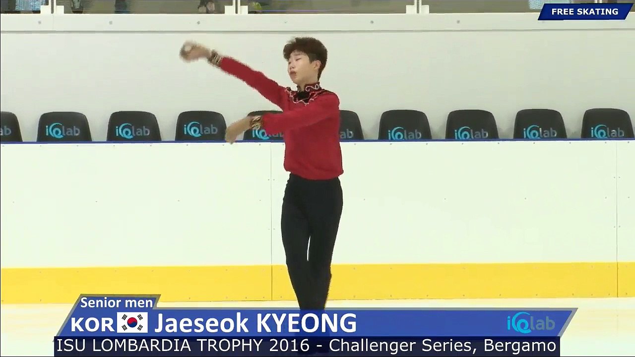 2016 Lombardia Trophy Senior Men 경재석 Jae Seok KYEONG FS
