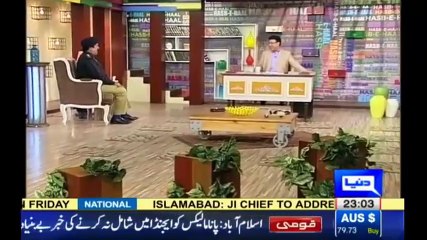 Azizi As SHO, Hasb e Haal 8 September 2016 - حسب حال - Dunya News
