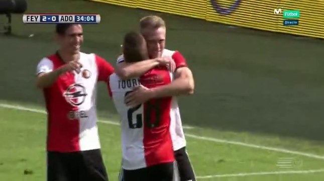 2-0 Nicolai Jorgensen Goal HD - Feyenoord 2-0 ADO Den Haag 11.09.2016 HD