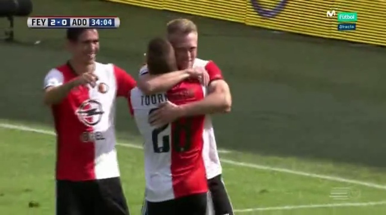 2-0 Nicolai Jorgensen Goal HD - Feyenoord 2-0 ADO Den Haag 11.09.2016 HD
