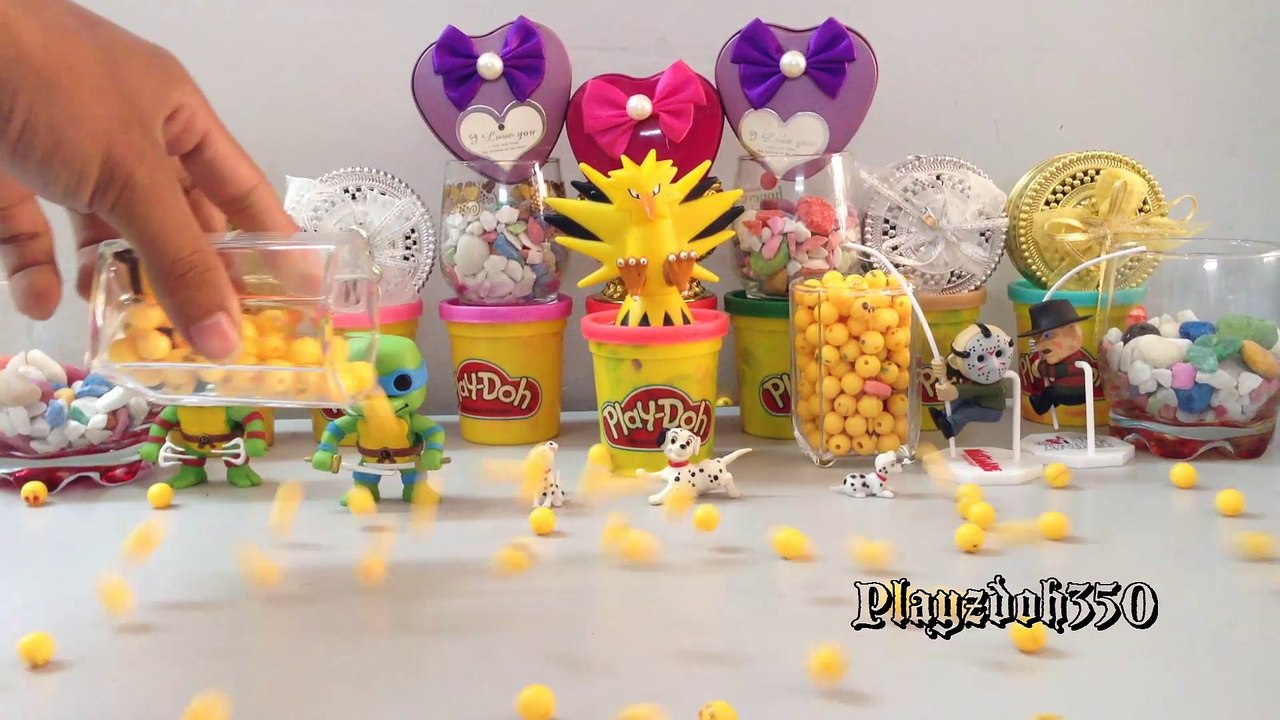 SLIME with Surprise Toys,Predator Nightmare Freddy Aliens,Teenage Mutant Ninja Turtles, Dalmatians,Fun Toys for Children