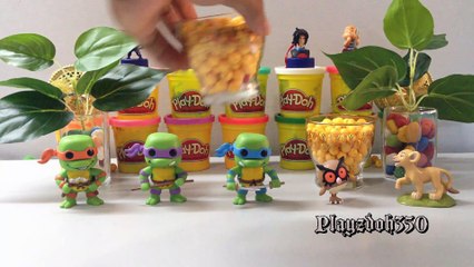 SLIME with Surprise Toys Videos For kids,Teenage Mutant Ninja Turtles,The Lion King,Angry Birds,Toys to Surprise Kids