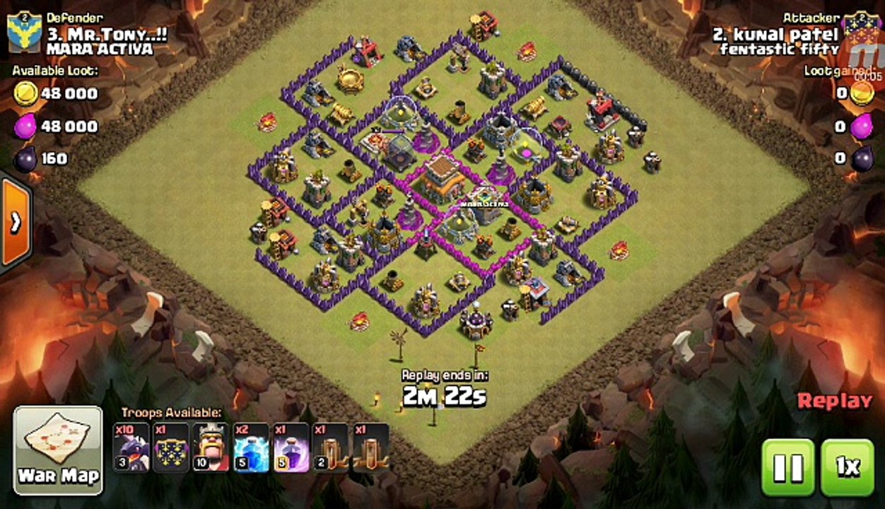 11 Level 3 Dragons Level 10 Barbarian King War Attack Clash Of Clans