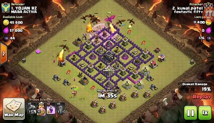 10 Level 3 Dragons Level 10 Barbarian King War Attack Clash Of Clans