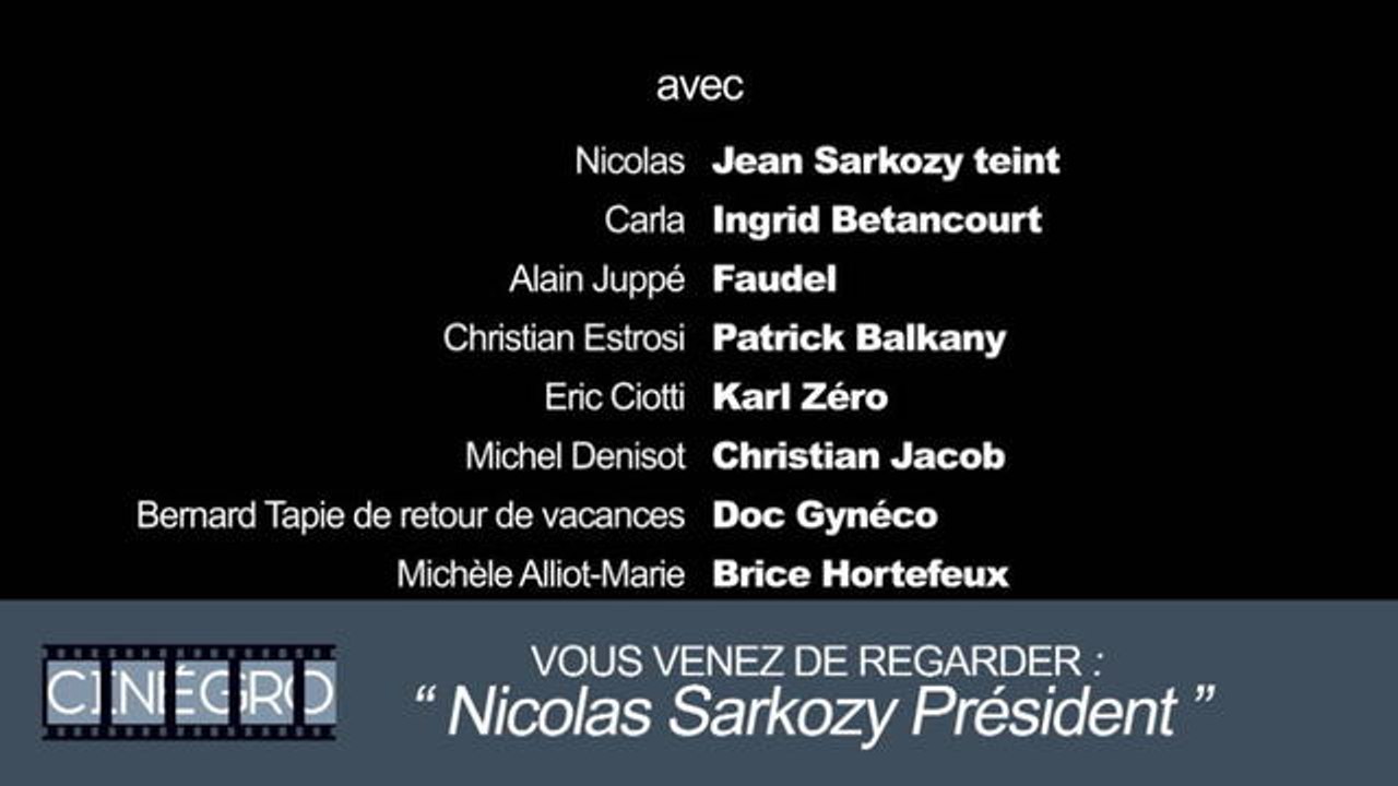 Sarko Président - Groland Le Zapoï du 11/09