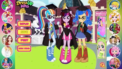 Equestria Girls Back to School - Girl Game Walkthrough - Video Games for Kids