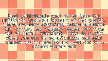 ClickBank: How Do You Govern The Site?