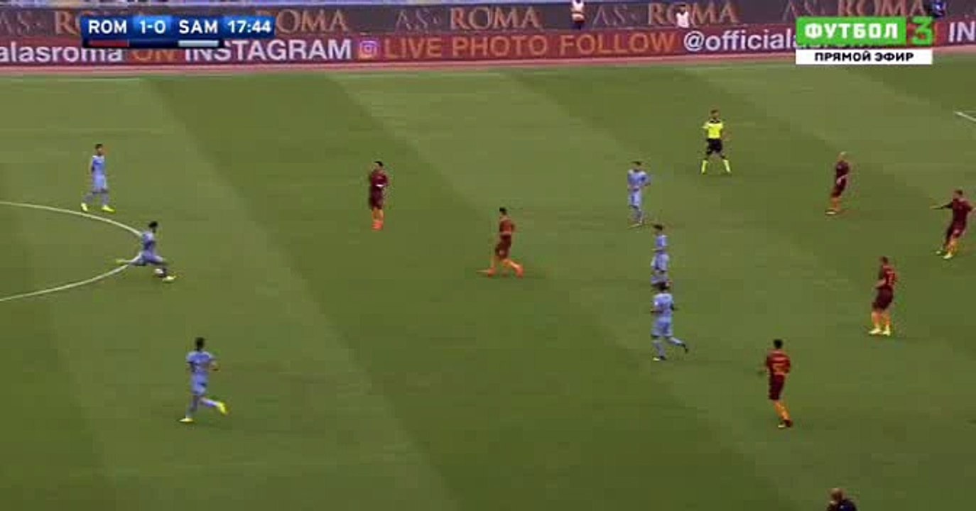 Luis Muriel Goal HD - AS Roma	1-1	Sampdoria 11.09.2016
