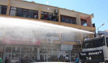 Suruç'ta kayyım protestosuna müdahale